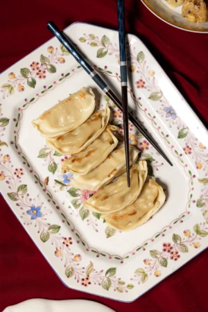 Gyozas de langostino