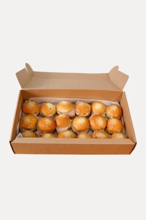 Montadito de Pastrami de lomo, queso y trufa 18uds